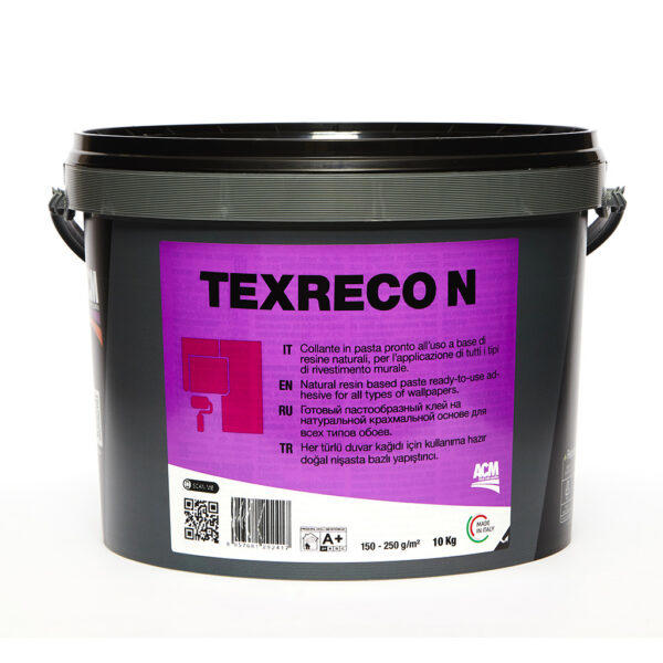 Adeziv TEXRECO N 10 KG gata preparat pentru tapet de contract, din fibra de sticla sau textil
